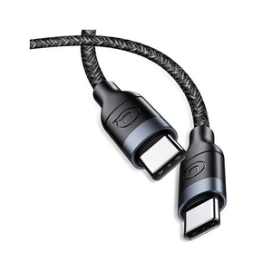 Usams USB Cable - U31 Type-C To Type-C 100W Power Delivery Fast Charging & Data Cable 120cm US-SJ400
