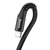 Baseus USB Cable - Fish Eye Spring Data Cable For Lightning Devices