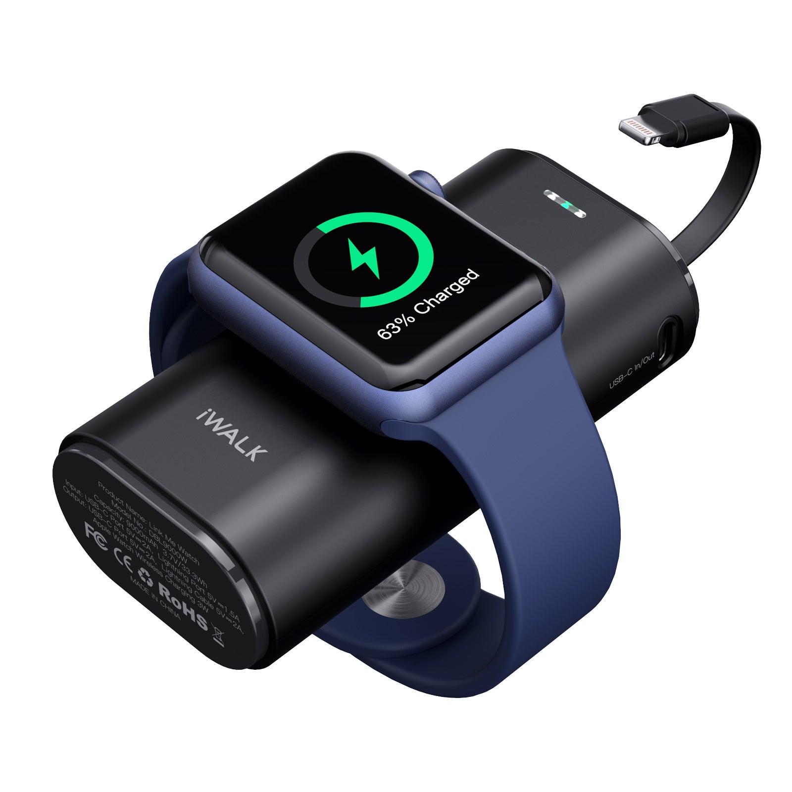 iWalk PowerBank - Link Me Watch 9000mAh Portable Apple Watch
