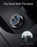 Anker PowerDrive 2 Alloy Ultra-Compact 24W Car Charger with 2 PowerIQ Ports