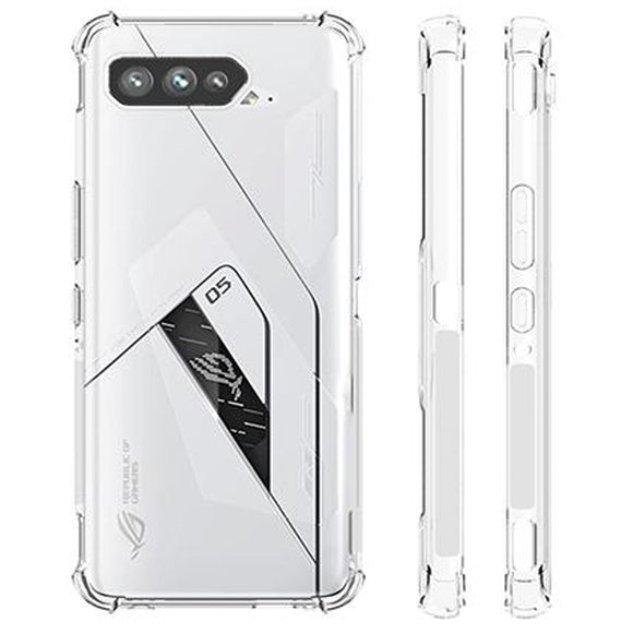 Asus Rog Phone 5 - CLASY® Flexible Crystal Clear Silicon Gel Phone Case